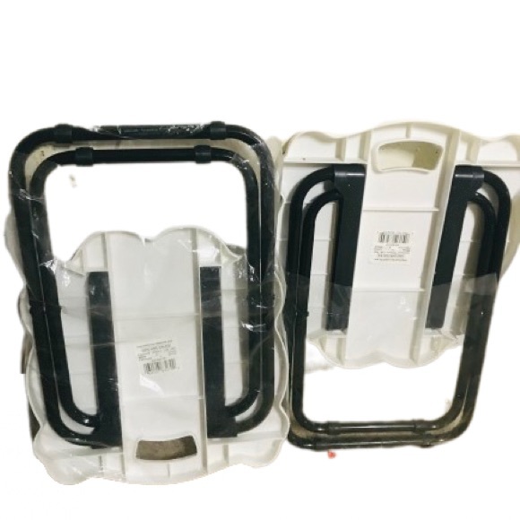 2PC NEW Kawaii Folding Stool Seat Kids Frog Kermit White Green - Picture 2 of 2